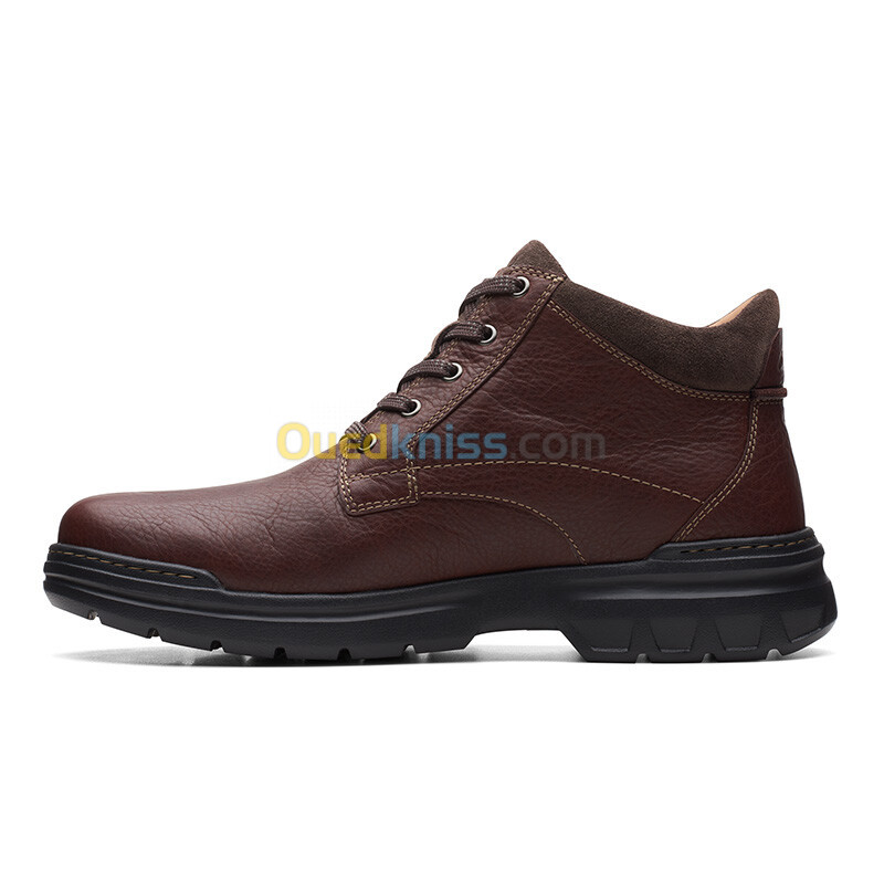 CLARKS Rockie2 UpGTX Mahogany Leather