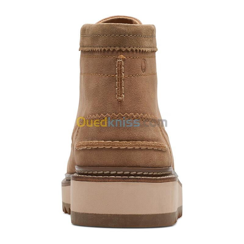 CLARKS Clarkhill Hi Light Tan Suede