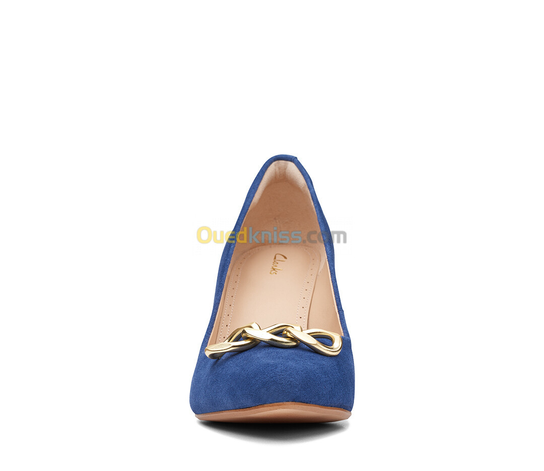 CLARKS Laina85 Trim Blue Suede