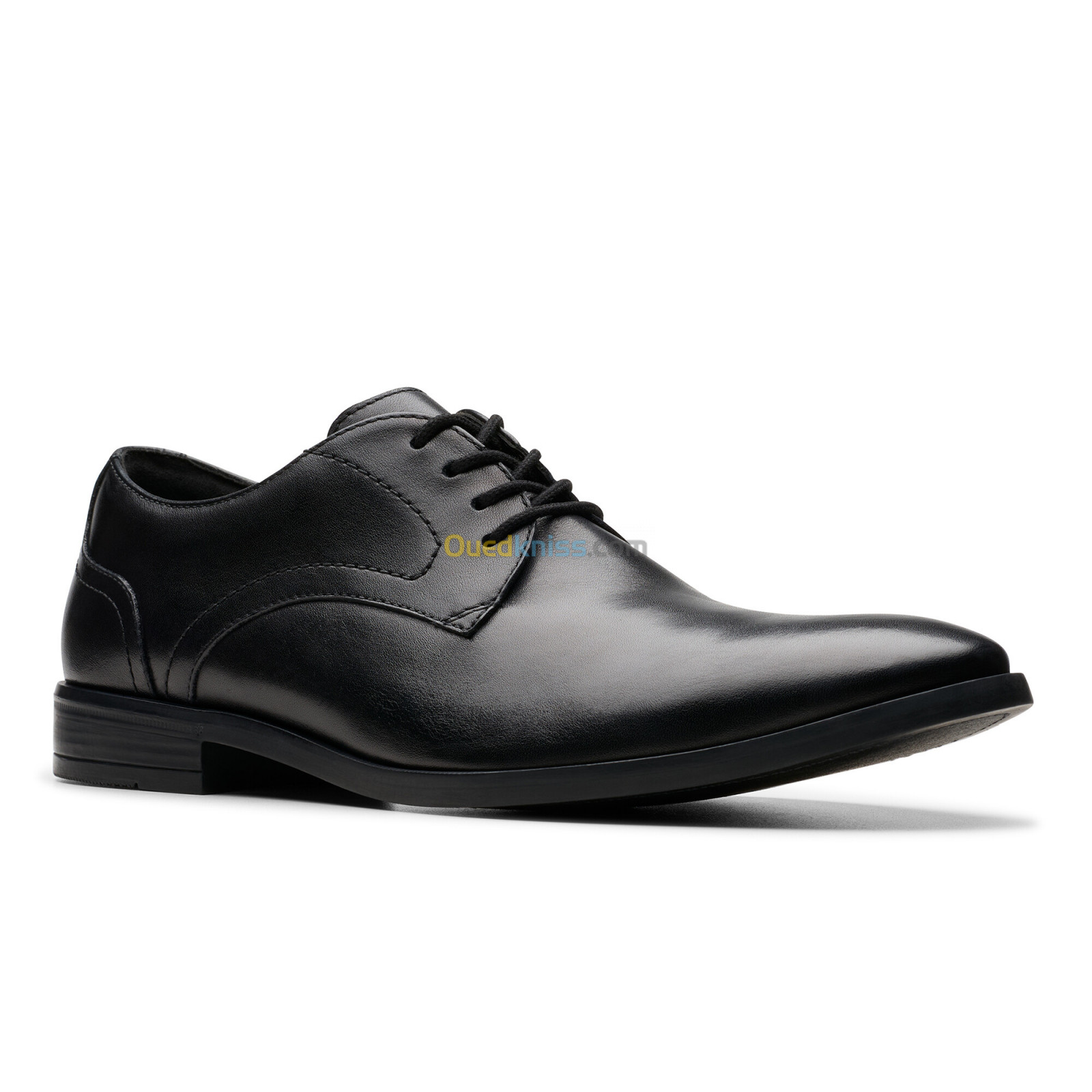 CLARKS Brandon Lace Black Leather