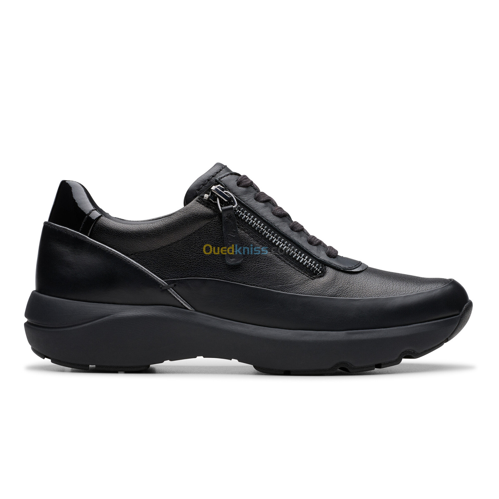 CLARKS Tivoli Zip Black Combi