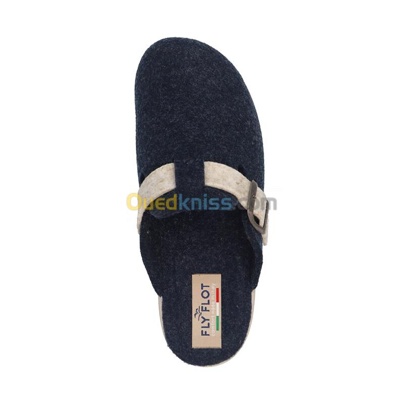 FLY FLOT Cloth Woman Slipper Blue