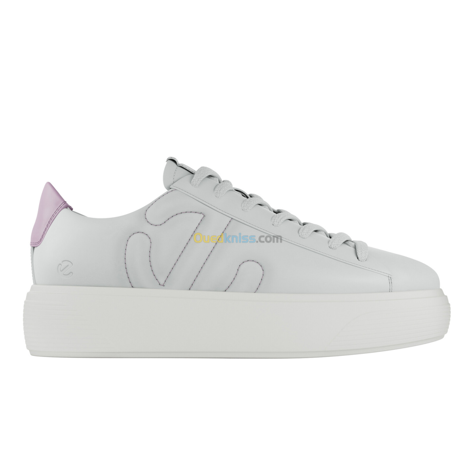 ECCO Street Platform W Shadow White / Lavender Mist