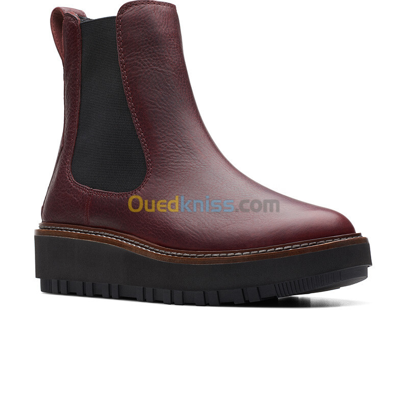 CLARKS OriannaW UP Burgundy Leather