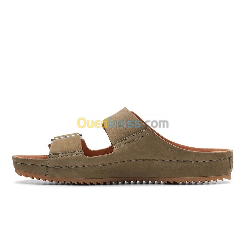 CLARKS Brookleigh Sun Olive Nubuck