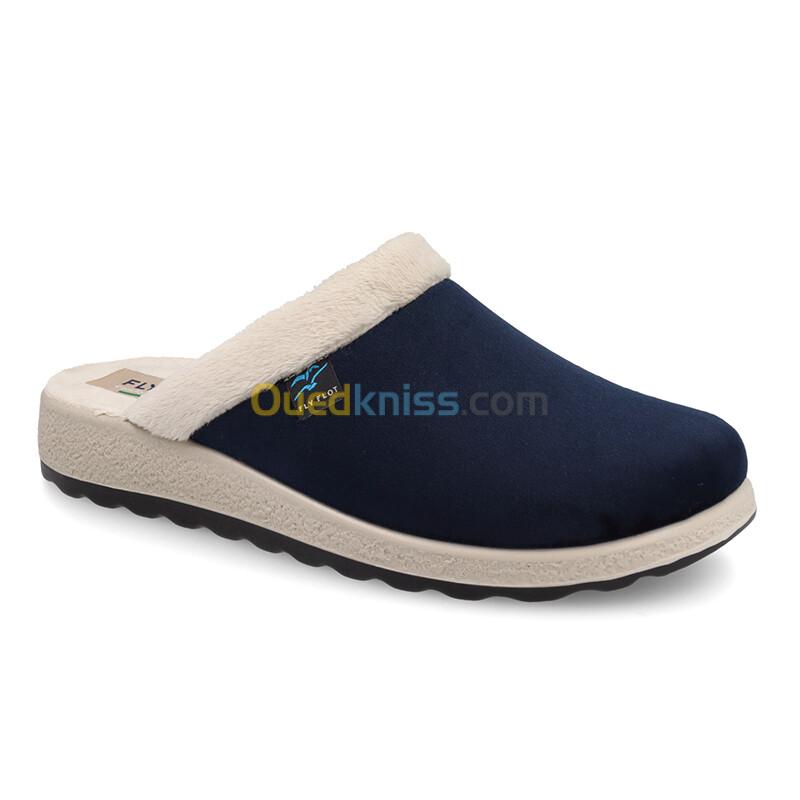 FLY FLOT Cloth Woman Slipper Blue