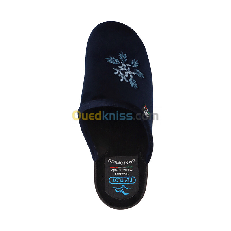 FLY FLOT Cloth Woman Slipper Blue