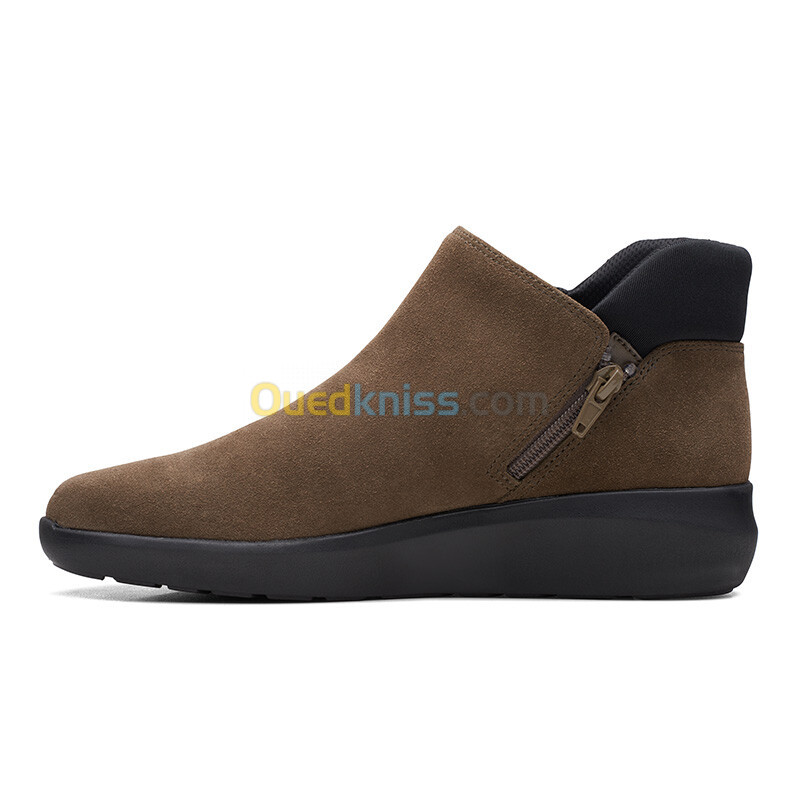 CLARKS Kayleigh Mid Dark Olive Sde