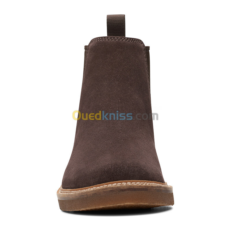 CLARKS Clarkdale Easy Dark Brown Suede