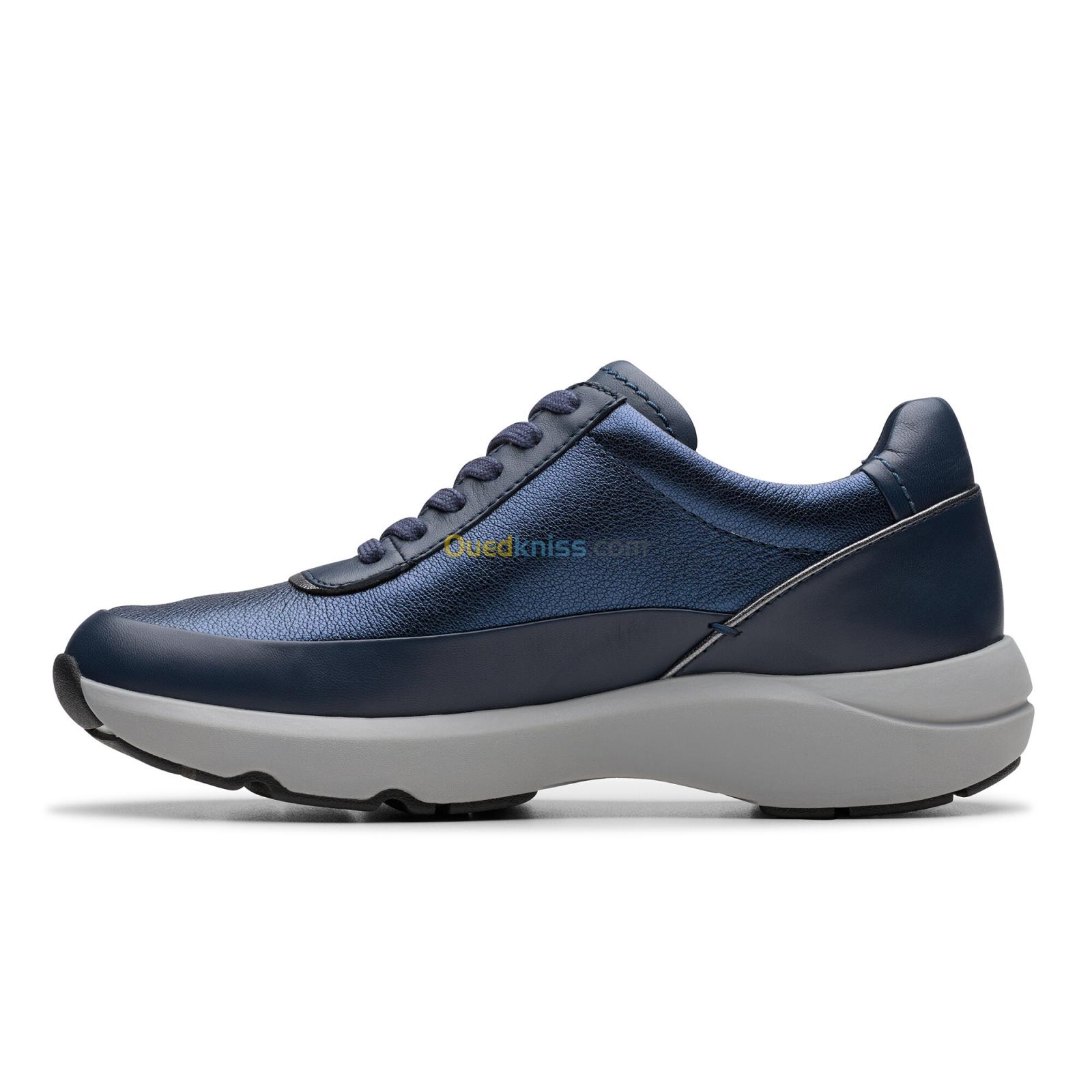 CLARKS Tivoli Zip Navy Combi