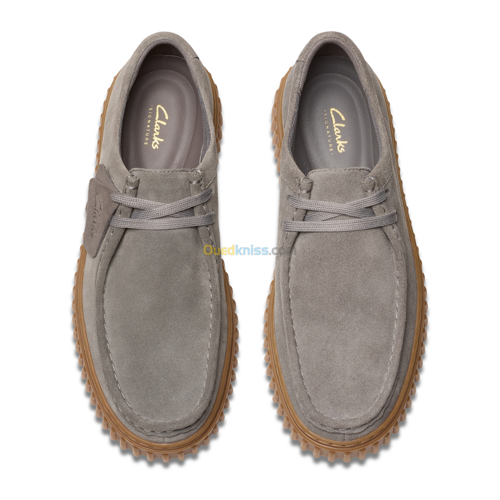 CLARKS Torhill Lo Grey Suede