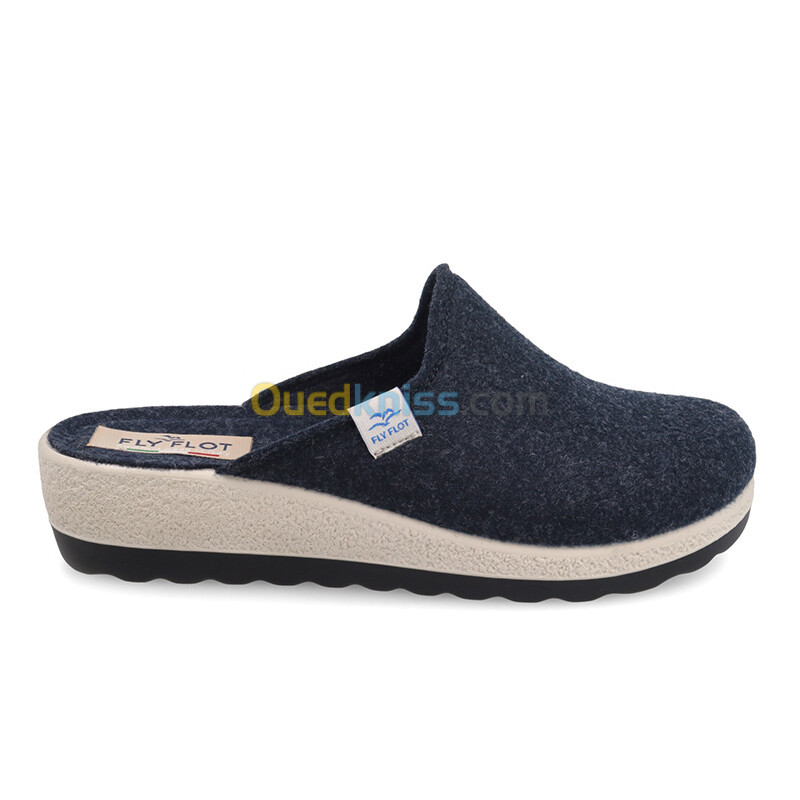 FLY FLOT Cloth Woman Slipper Blue