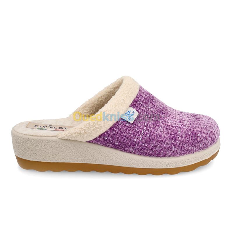 FLY FLOT Cloth Woman Slipper Purple