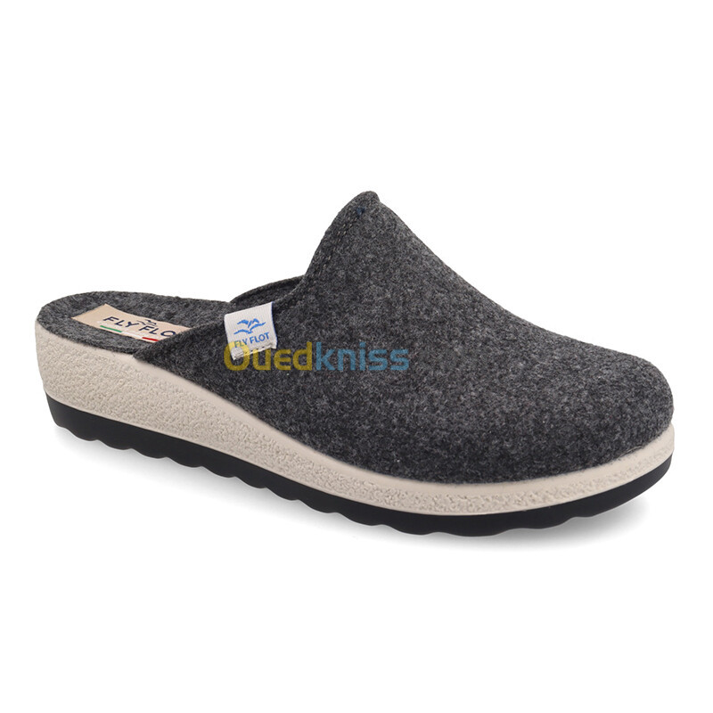 FLY FLOT Cloth Woman Slipper Anthracite