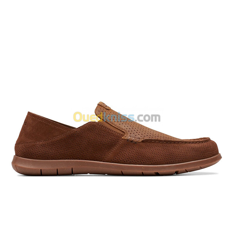 CLARKS Flexway Easy Dark Brown Suede