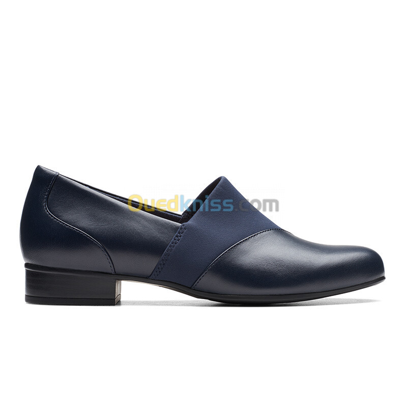 CLARKS Juliet Gem Navy Leather