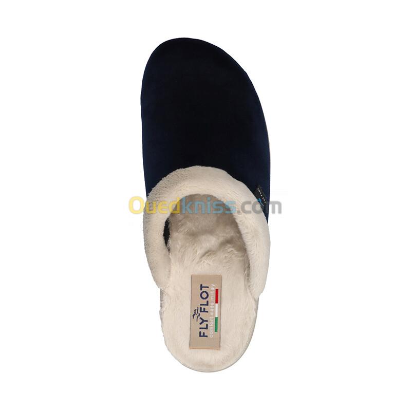 FLY FLOT Cloth Woman Slipper Blue