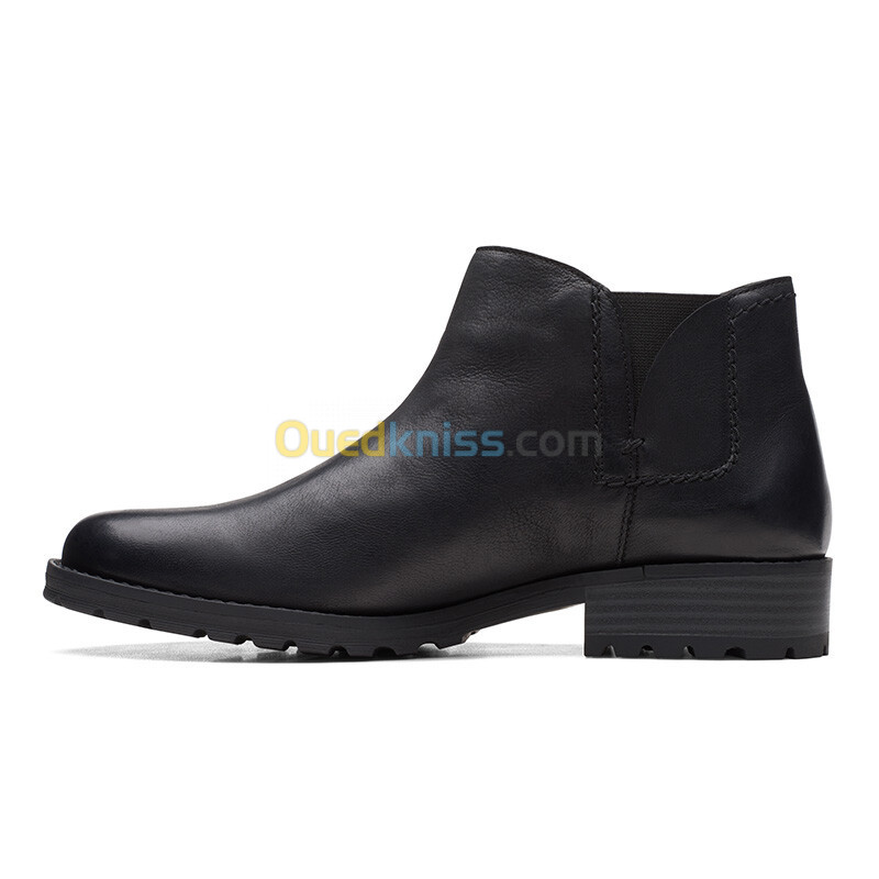 CLARKS Clarkwell Demi Black Leather