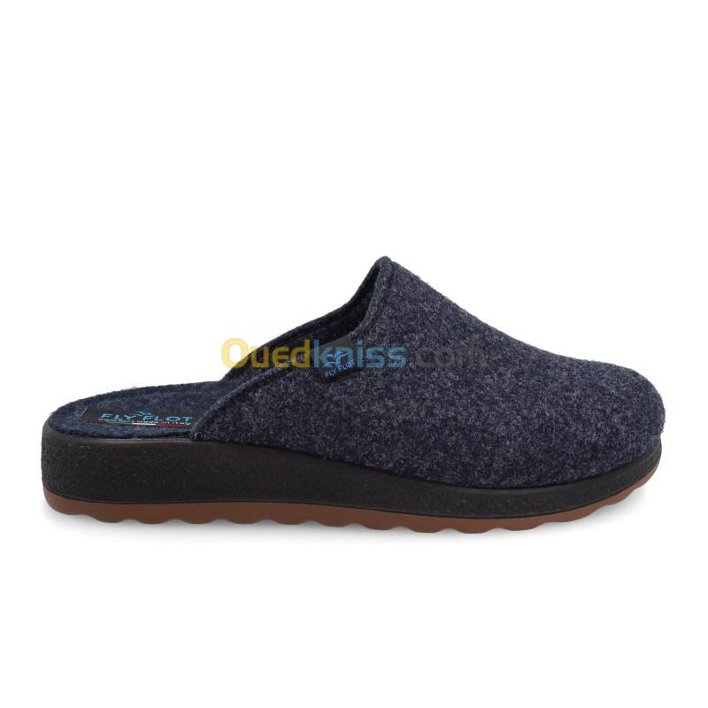 FLY FLOT Cloth Man Slipper Blue