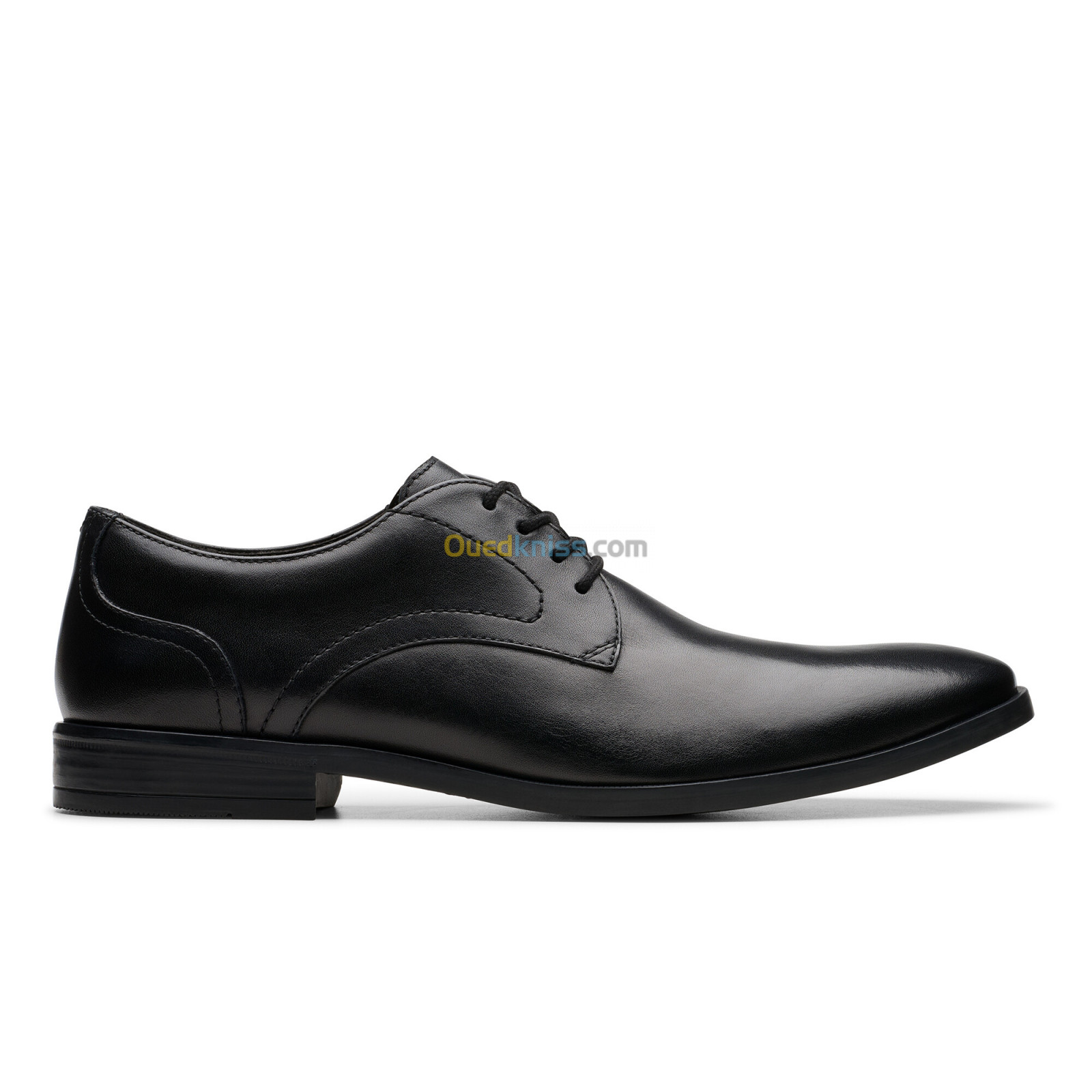 CLARKS Brandon Lace Black Leather