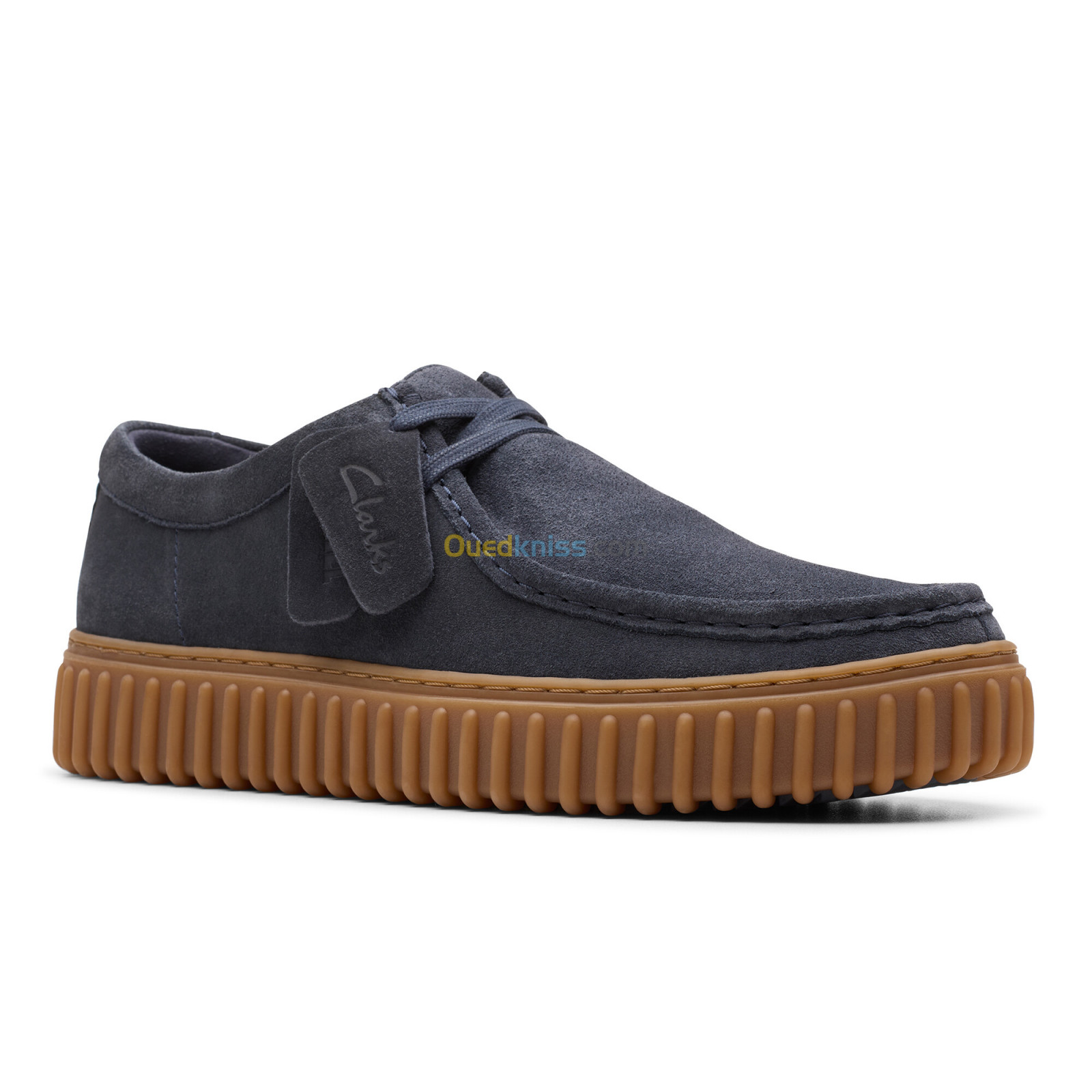 CLARKS Torhill Lo Navy Suede