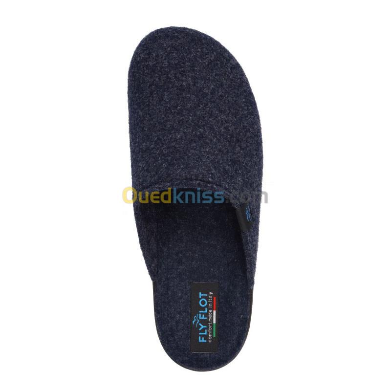 FLY FLOT Cloth Man Slipper Blue