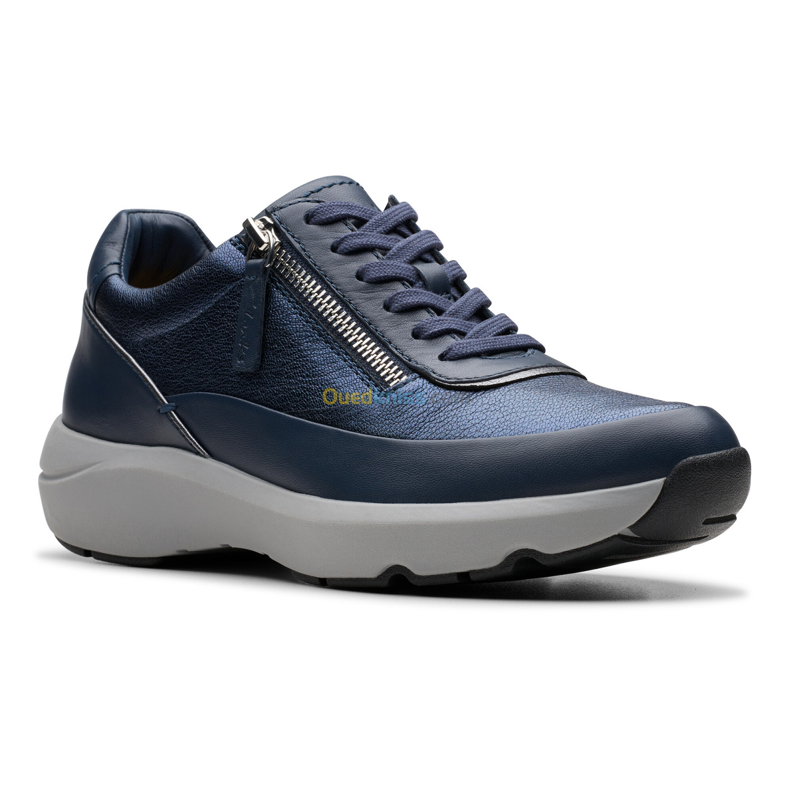 CLARKS Tivoli Zip Navy Combi