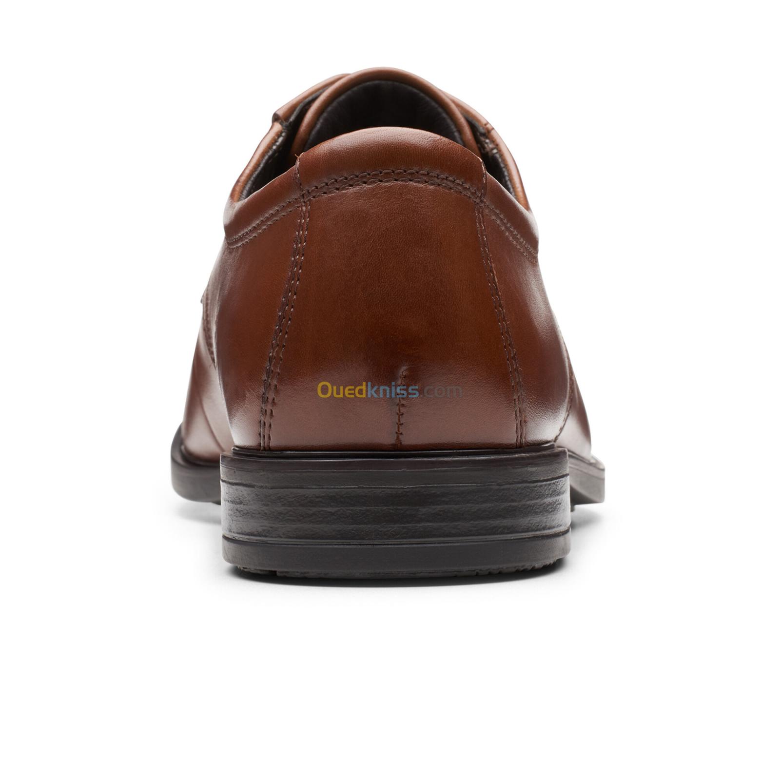 CLARKS Howard Walk Dark Tan Lea