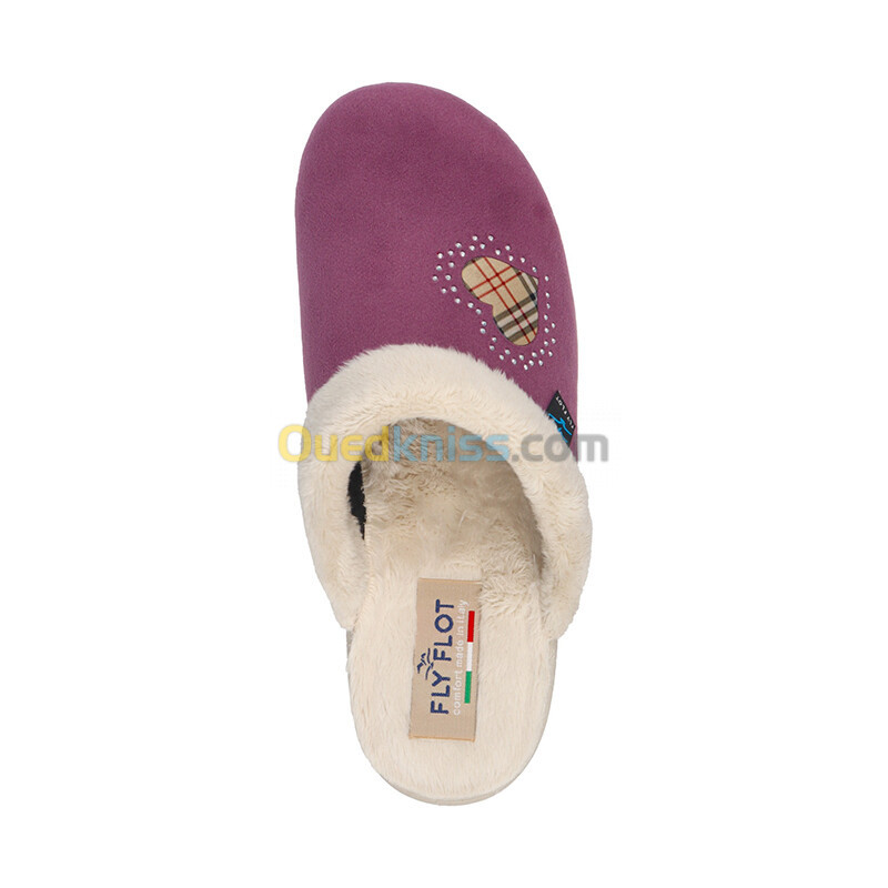 FLY FLOT Cloth Woman Slipper Lilac