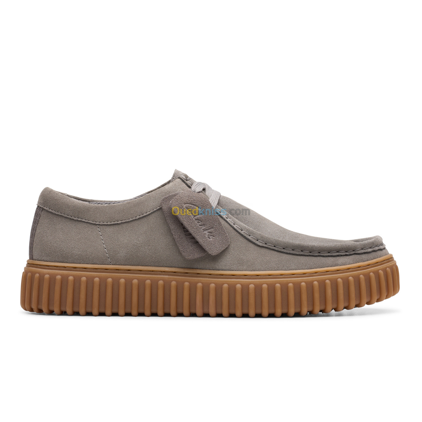 CLARKS Torhill Lo Grey Suede