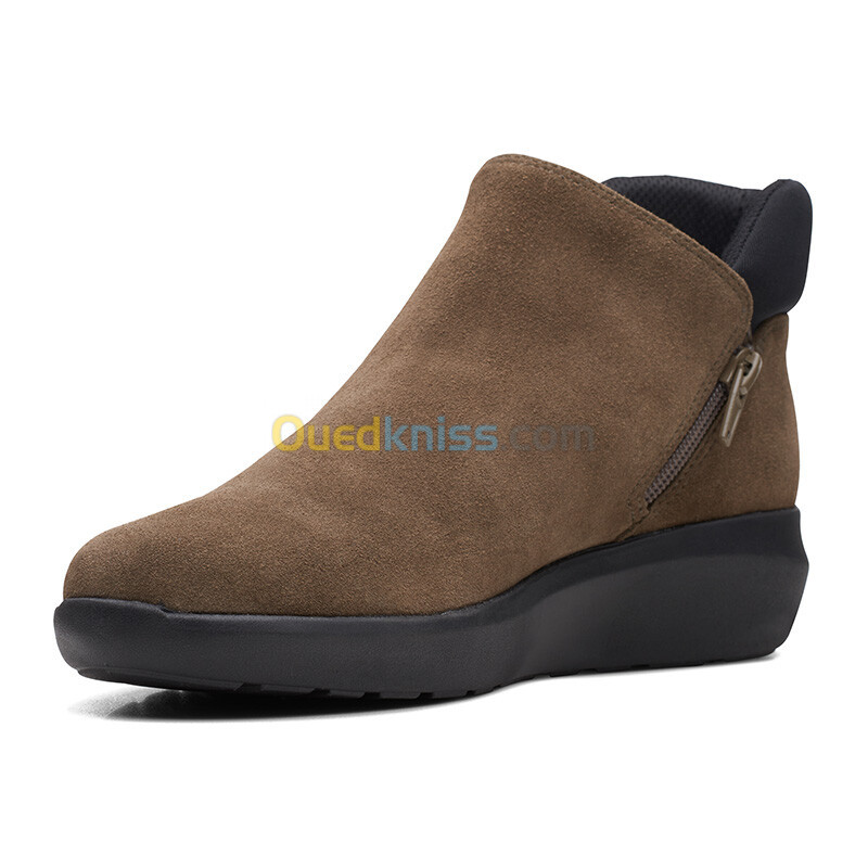 CLARKS Kayleigh Mid Dark Olive Sde