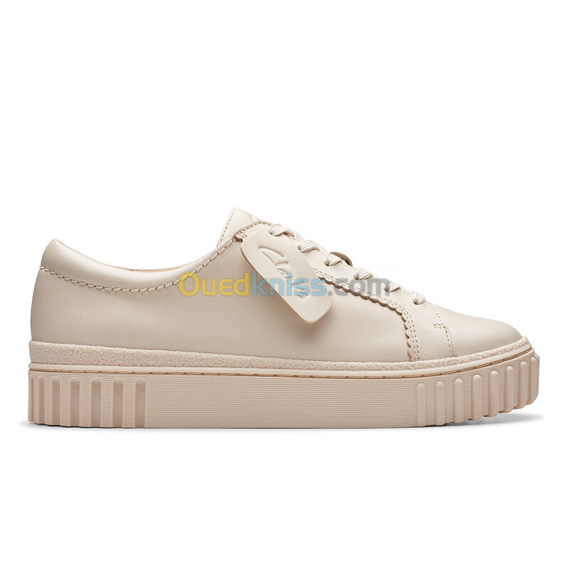 CLARKS Mayhill Walk Cream Leather