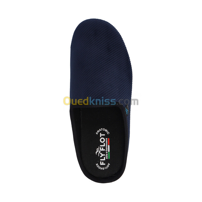 FLY FLOT Cloth Man Slipper Blue