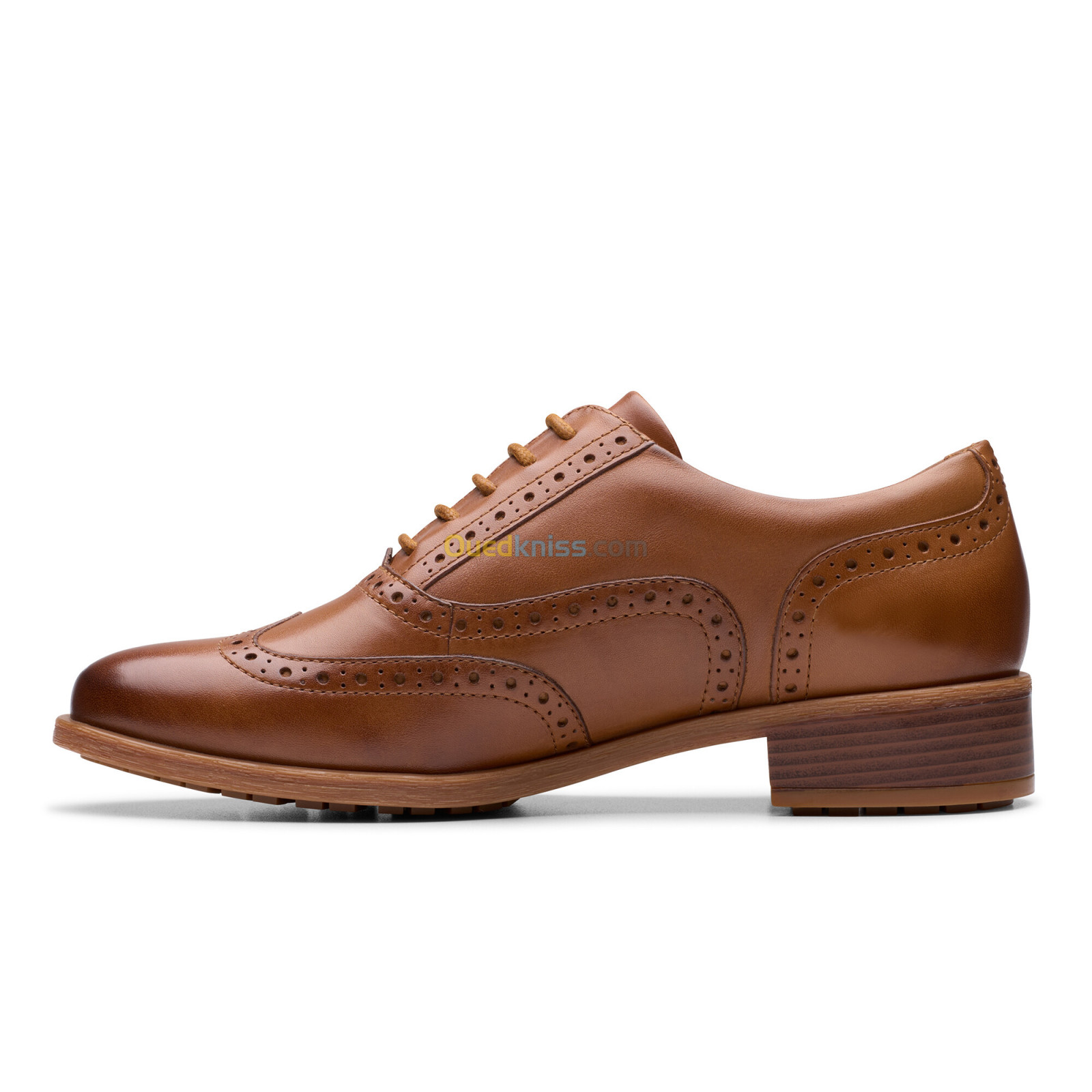 CLARKS Havisham Oak Tan Leather