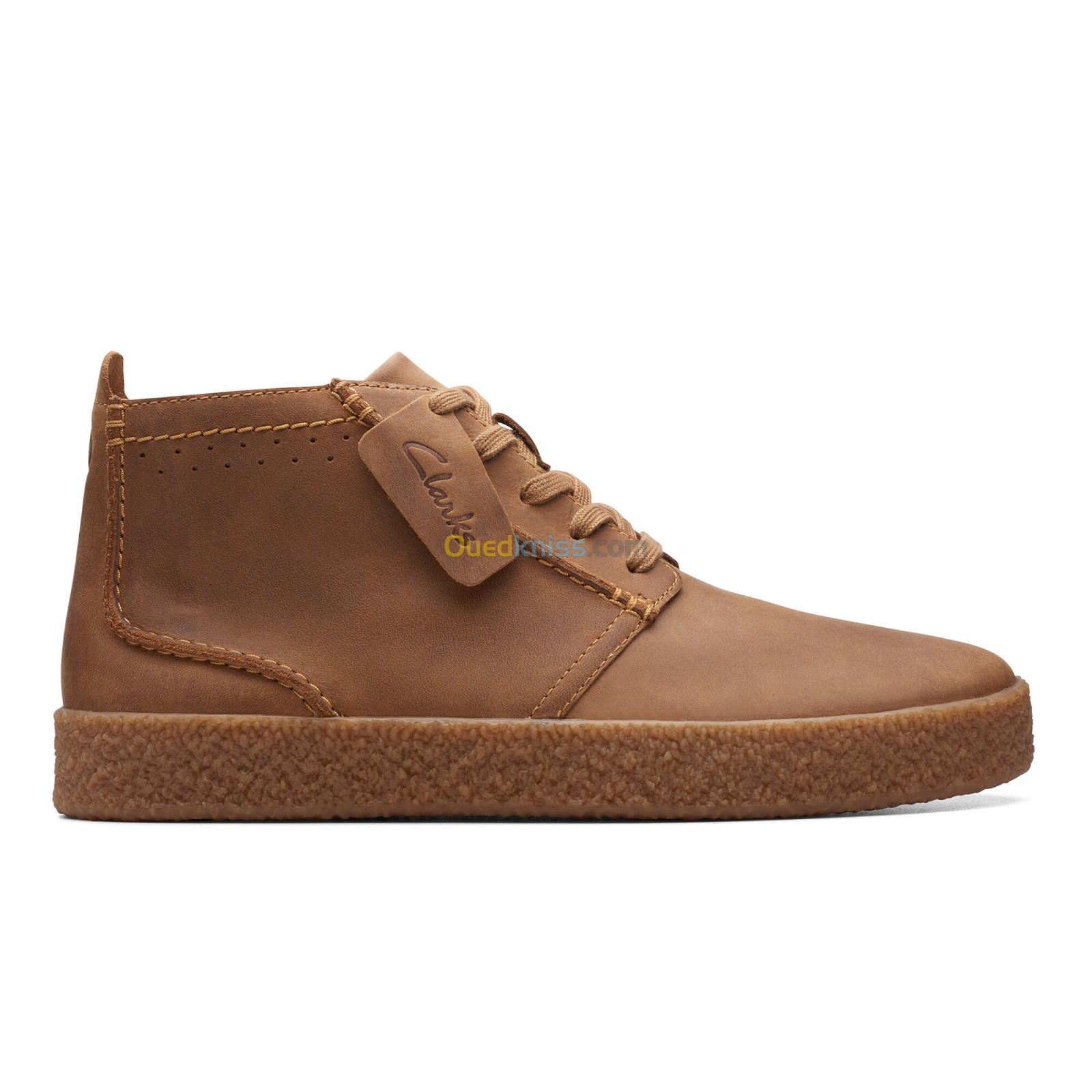 CLARKS Streethill Mid Dark Tan Lea