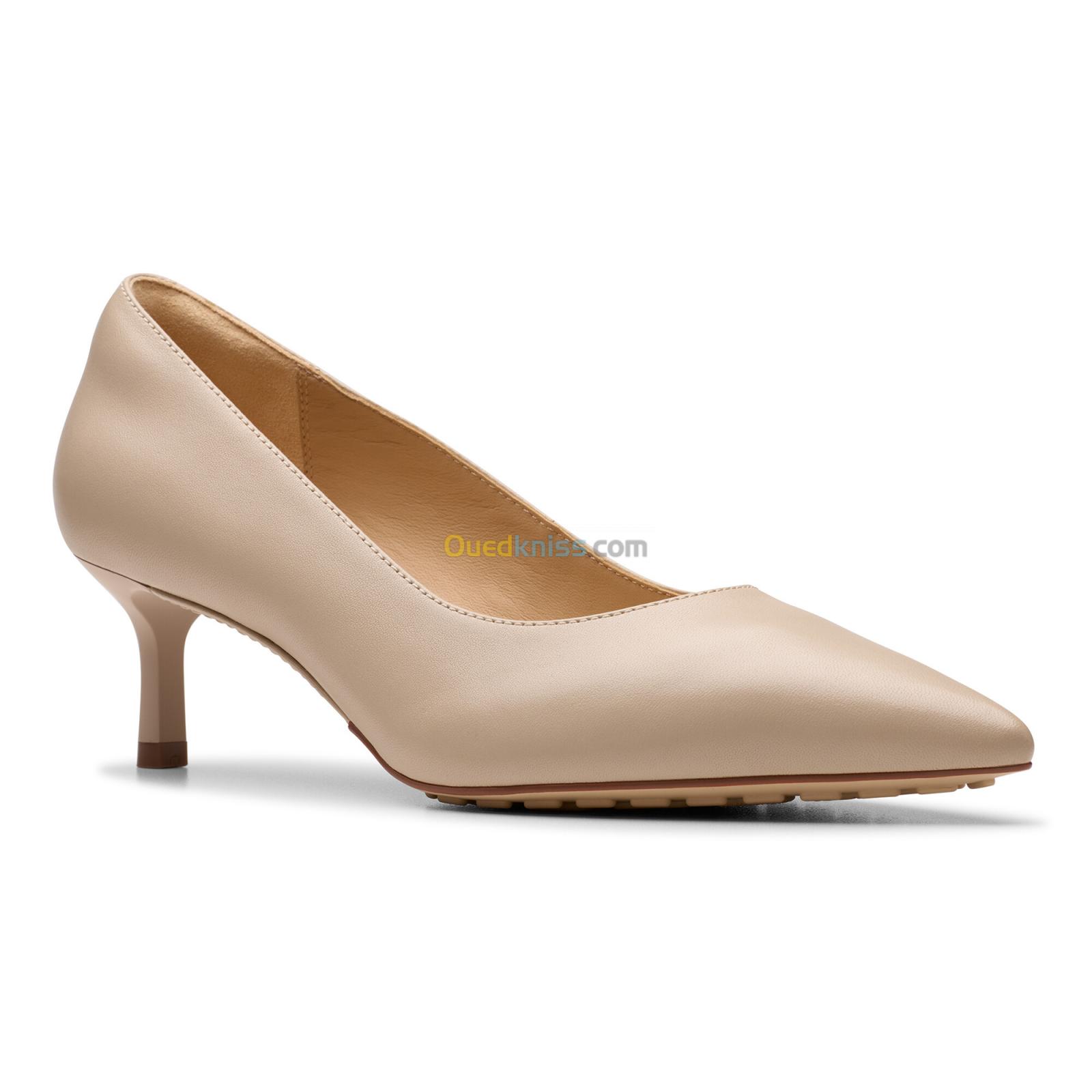 CLARKS Adela Court Sand Leather