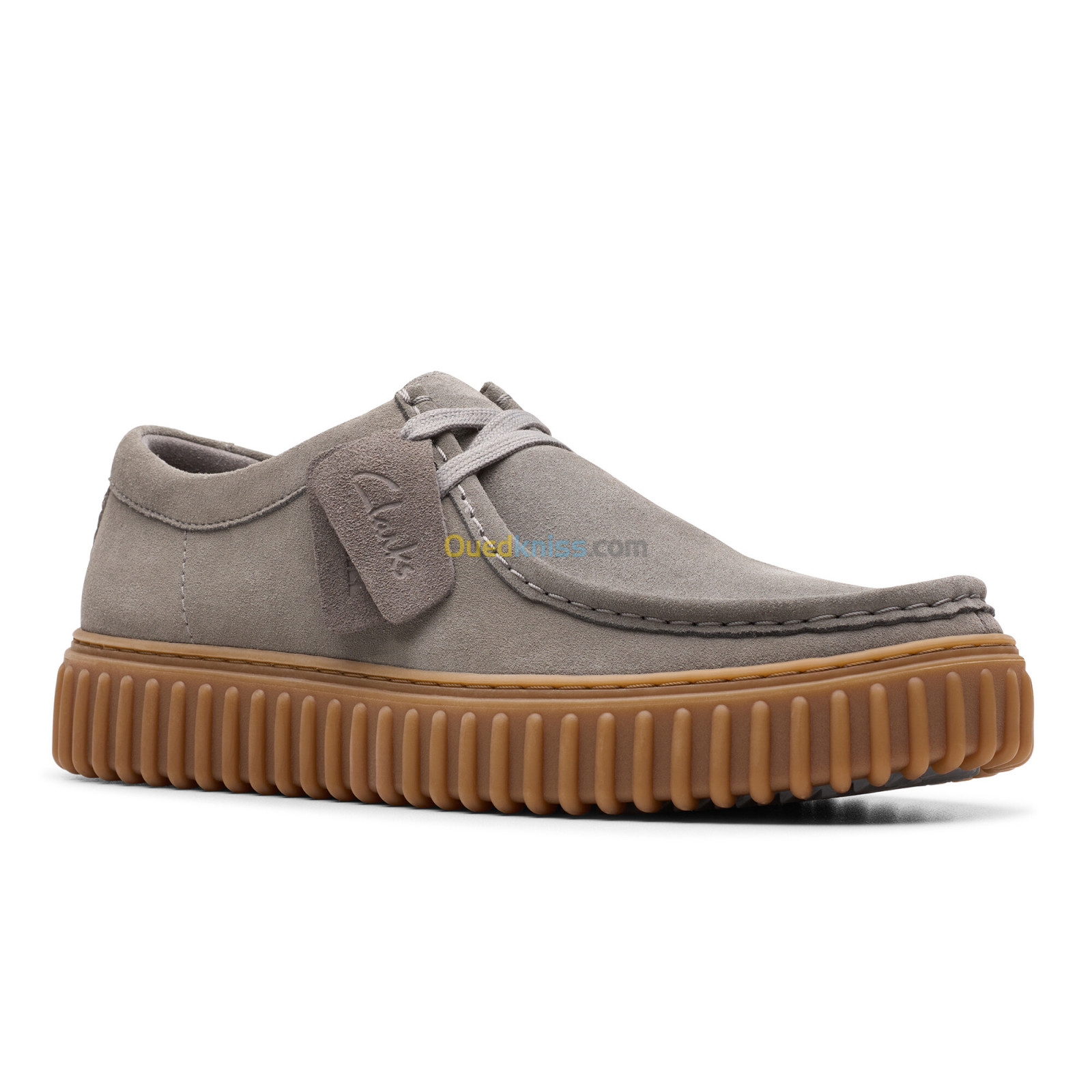 CLARKS Torhill Lo Grey Suede