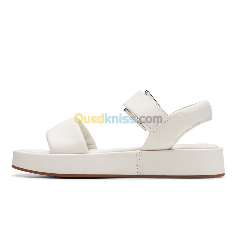 CLARKS Alda Strap Off White Lea