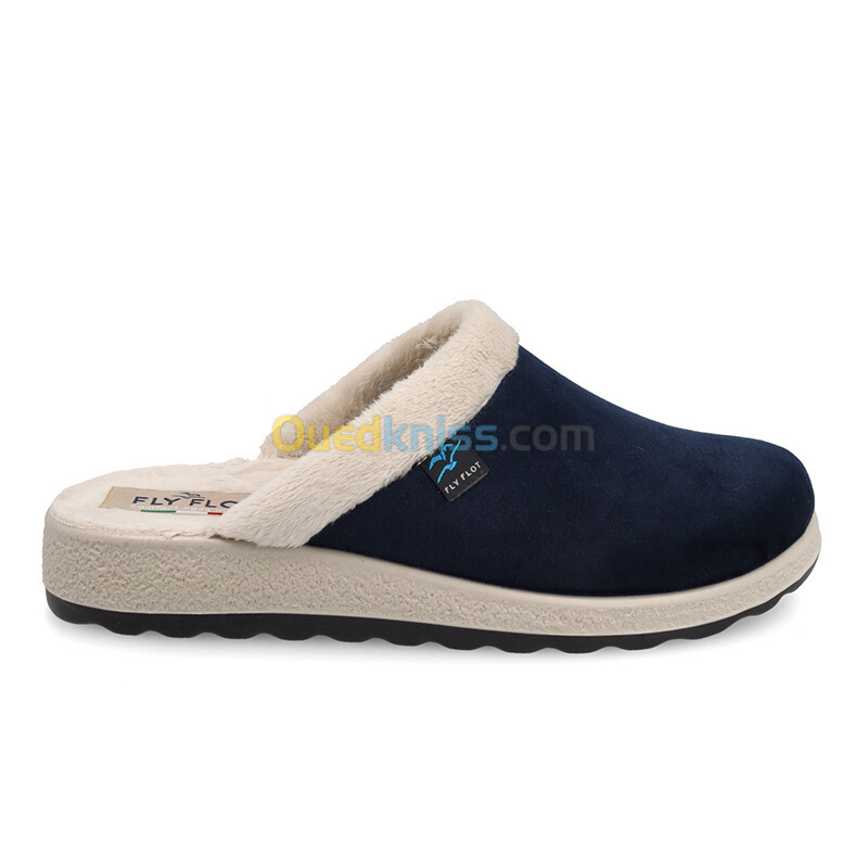 FLY FLOT Cloth Woman Slipper Blue