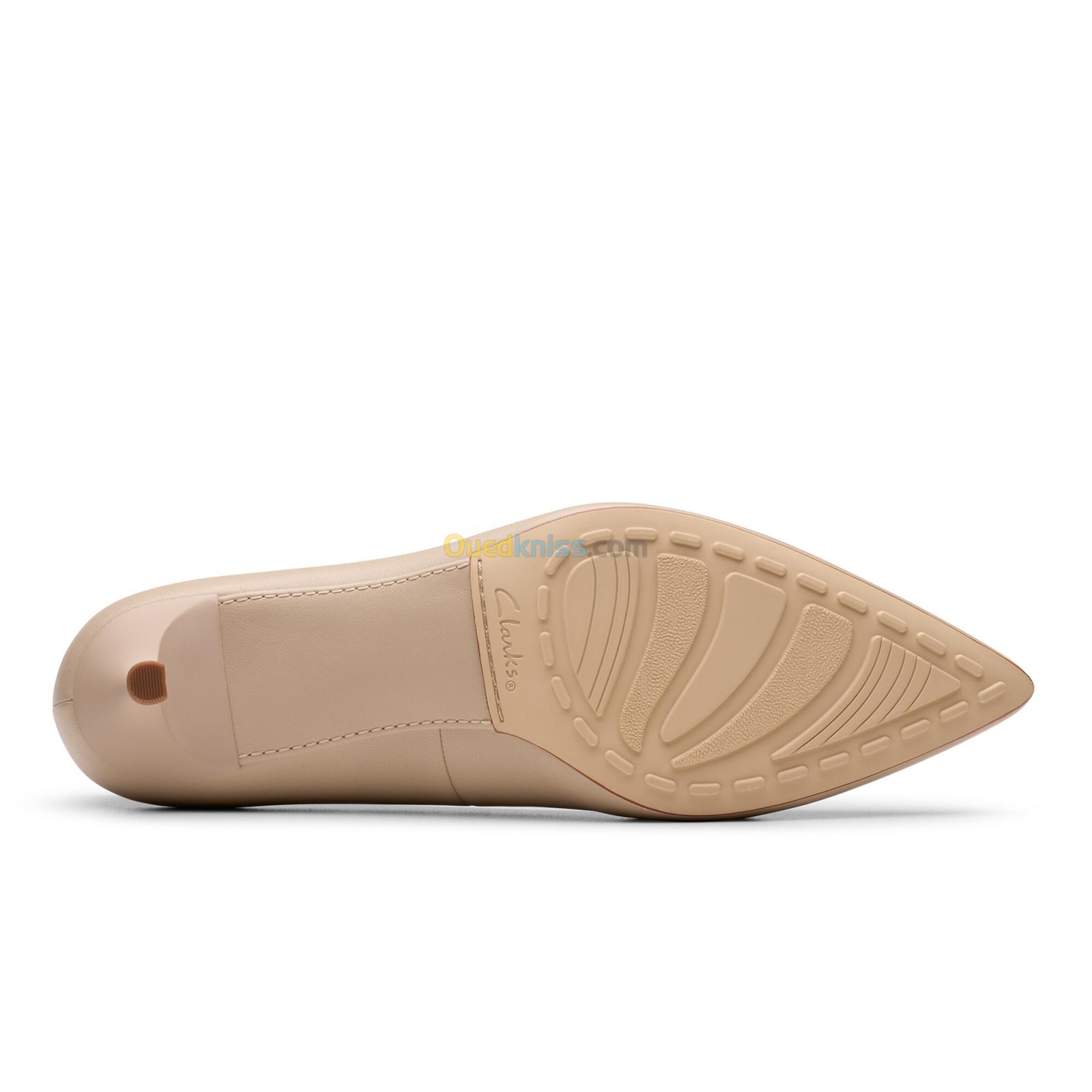 CLARKS Adela Court Sand Leather