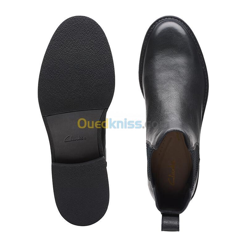 CLARKS Cologne Arlo2 Black Leather