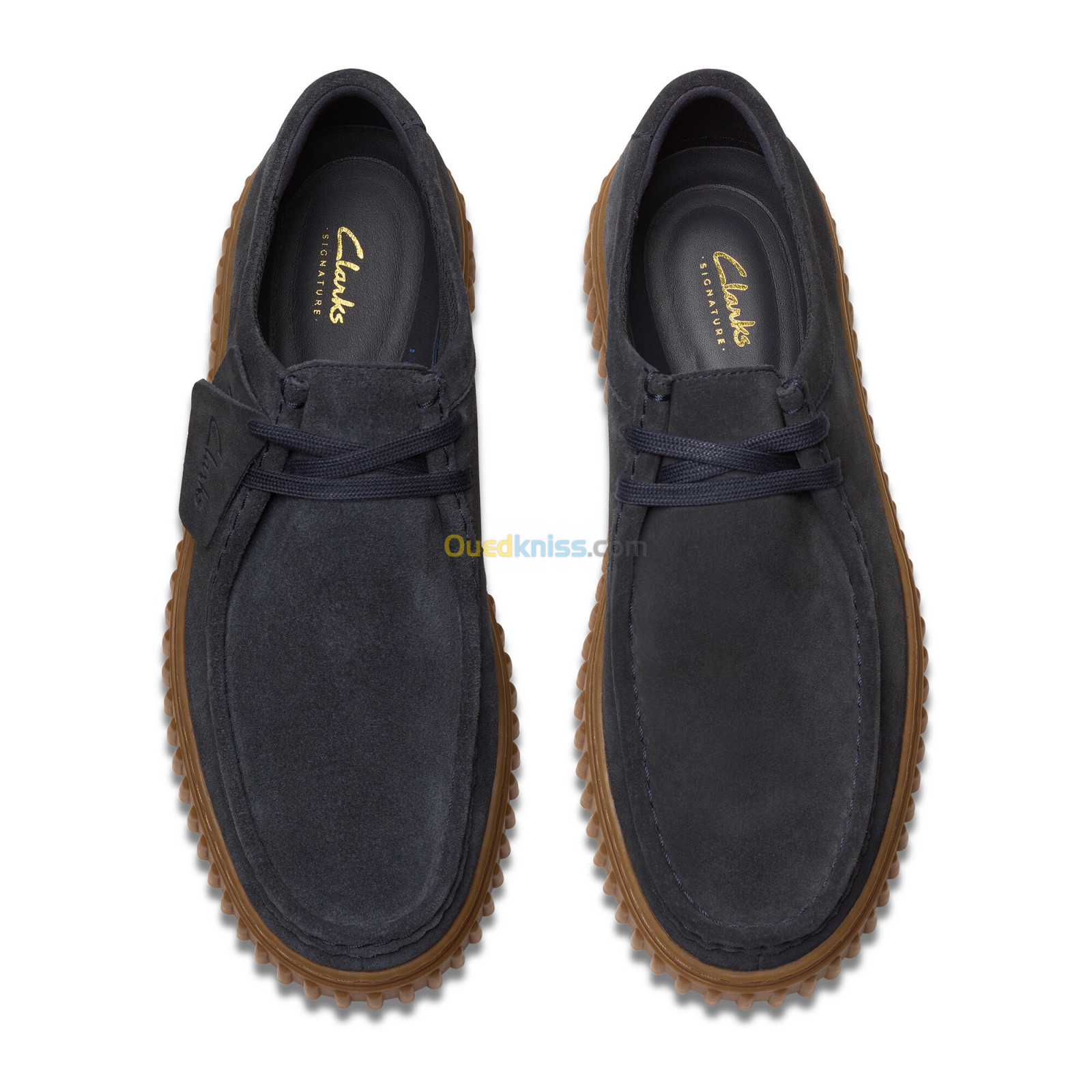 CLARKS Torhill Lo Navy Suede