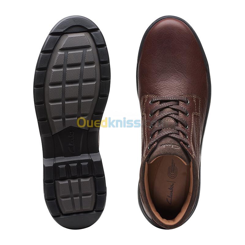 CLARKS Rockie2 UpGTX Mahogany Leather