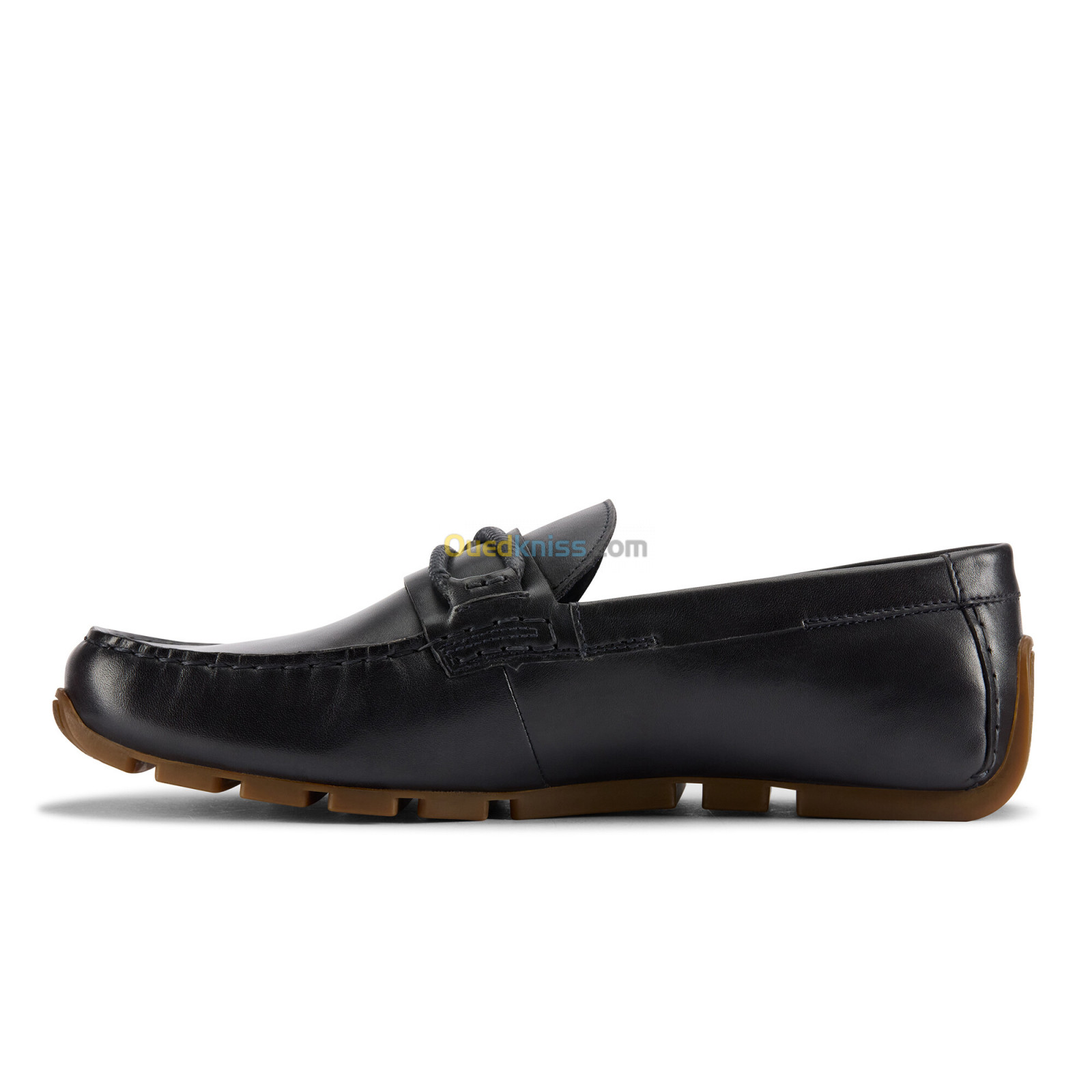 CLARKS Oswick Trim Navy Leather