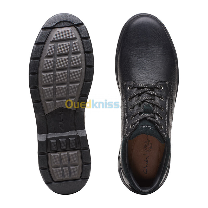 CLARKS Rockie2 UpGTX Black Leather