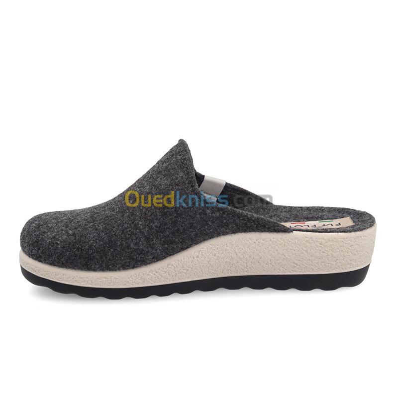 FLY FLOT Cloth Woman Slipper Anthracite