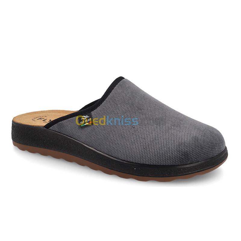 FLY FLOT Cloth Man Slipper Grey