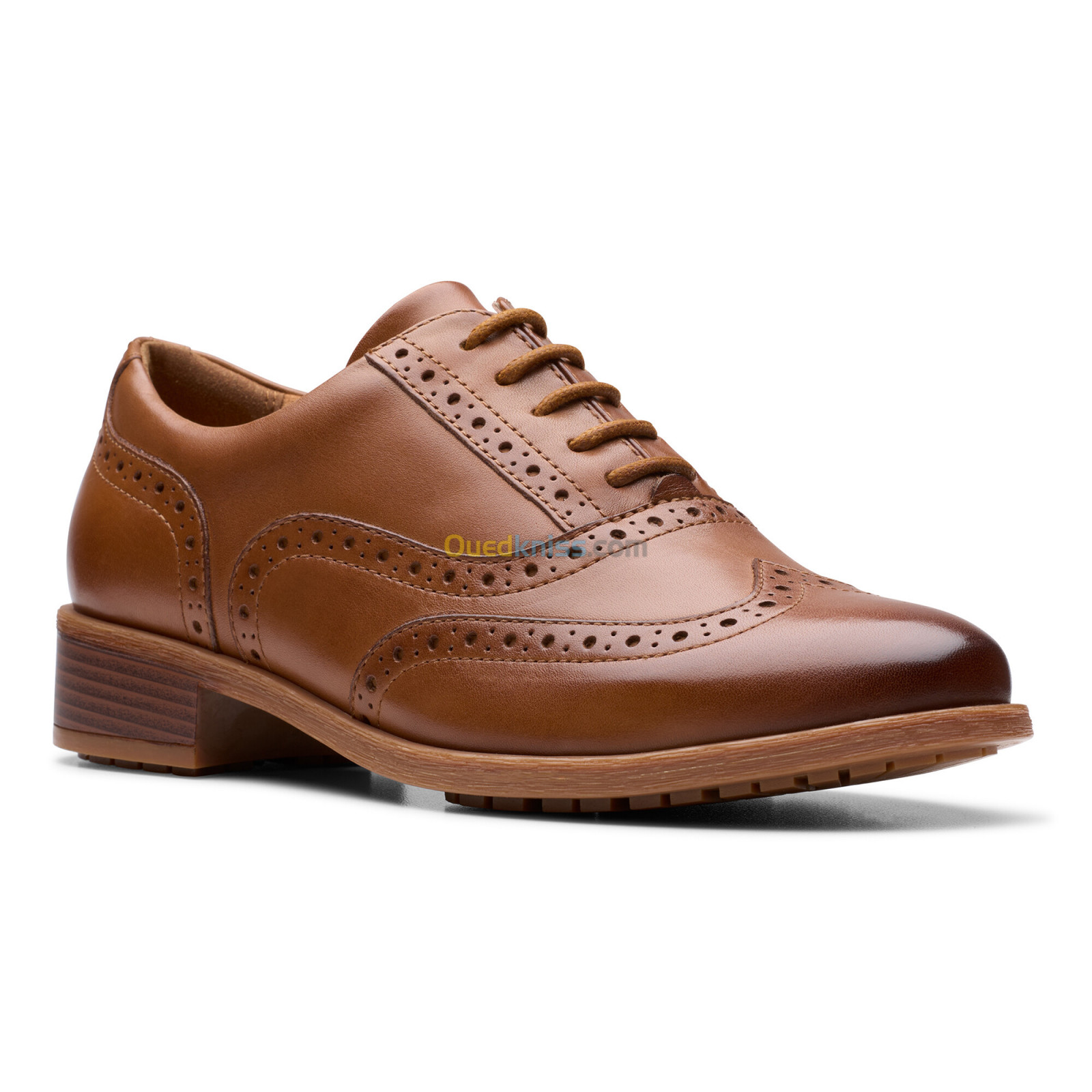 CLARKS Havisham Oak Tan Leather