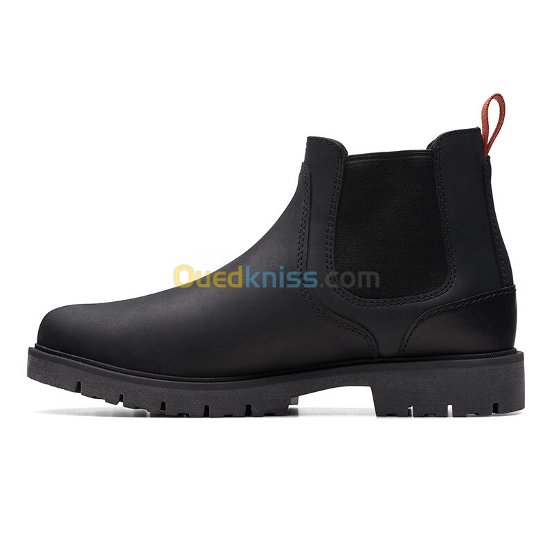 CLARKS Rossdale Top Black Leather