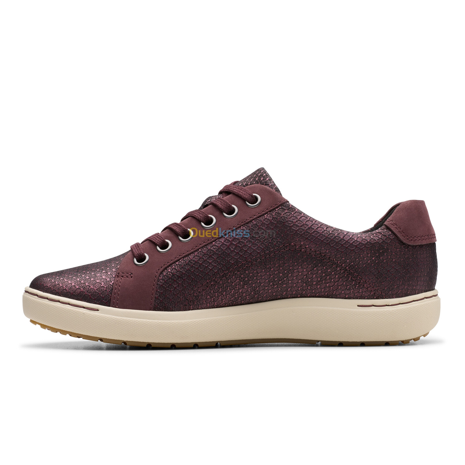 CLARKS Nalle Lace Wine Intrest Lea